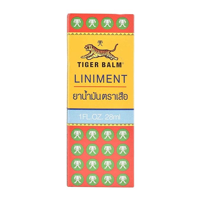 Tiger Balm Liniment Oil 1 fl oz – Fast-Acting Muscle & Joint Relief